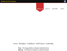 Tablet Screenshot of cullompton-taekwondo.co.uk